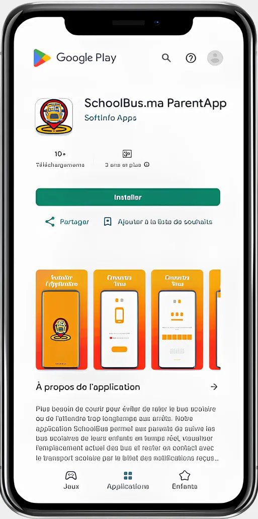SchoolBus App Screenshot